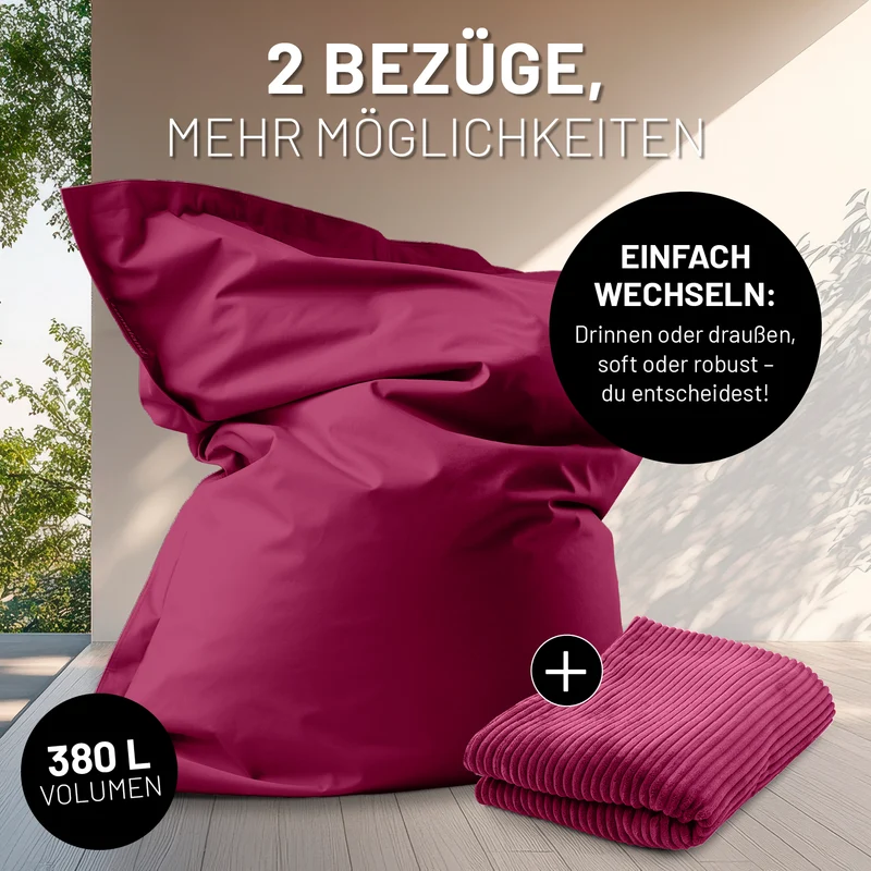 Sitzsack Classic XXL All-in-One Set