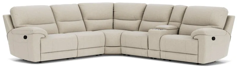 5 Seater Corner with Console and End Recliners