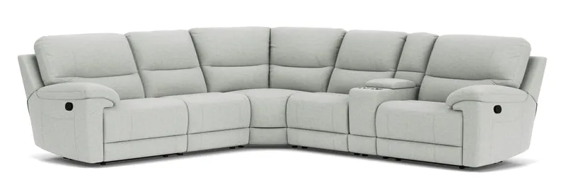 5 Seater Corner with Console and End Recliners