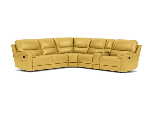 5 Seater Corner with Console and End Recliners