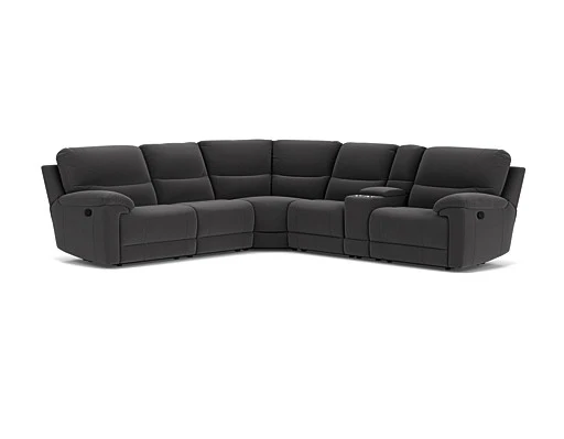 5 Seater Corner with Console and End Recliners
