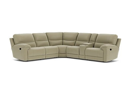 5 Seater Corner with Console and End Recliners