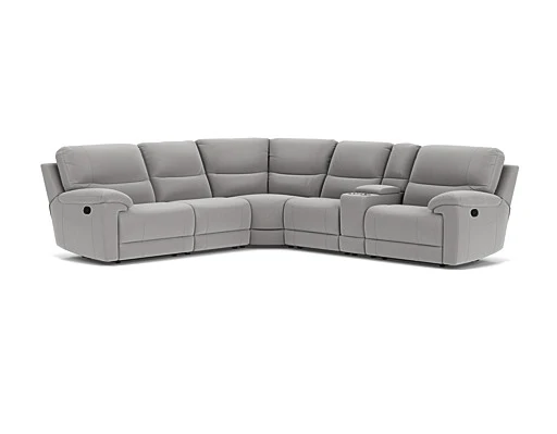 5 Seater Corner with Console and End Recliners