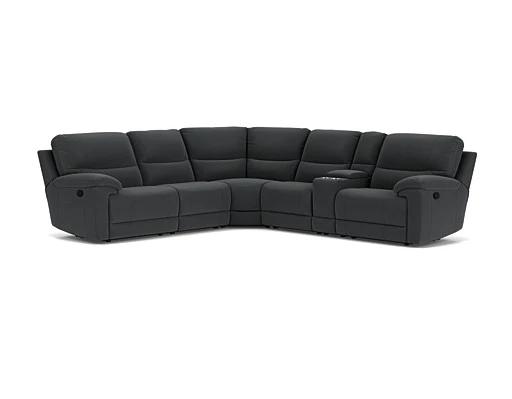 5 Seater Corner with Console and End Recliners