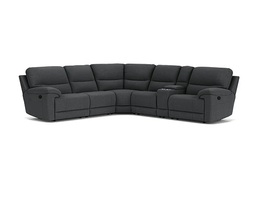 5 Seater Corner with Console and End Recliners