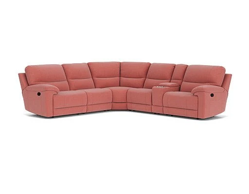 5 Seater Corner with Console and End Recliners
