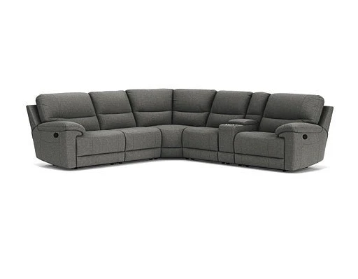 5 Seater Corner with Console and End Recliners
