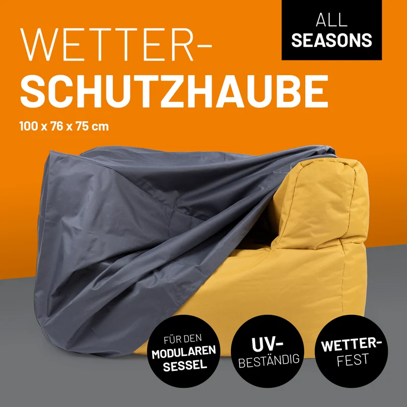 Wetterschutzhaube für Modularen Sessel