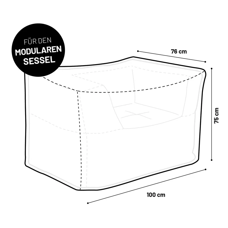 Wetterschutzhaube für Modularen Sessel