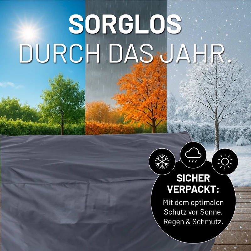 Wetterschutzhaube für 3 Modulare Elemente