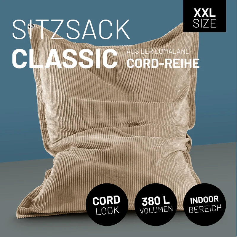 XXL-Sitzsack Cord