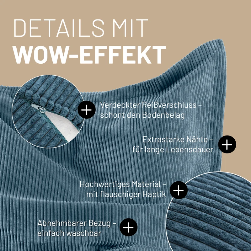 XXL-Sitzsack Cord