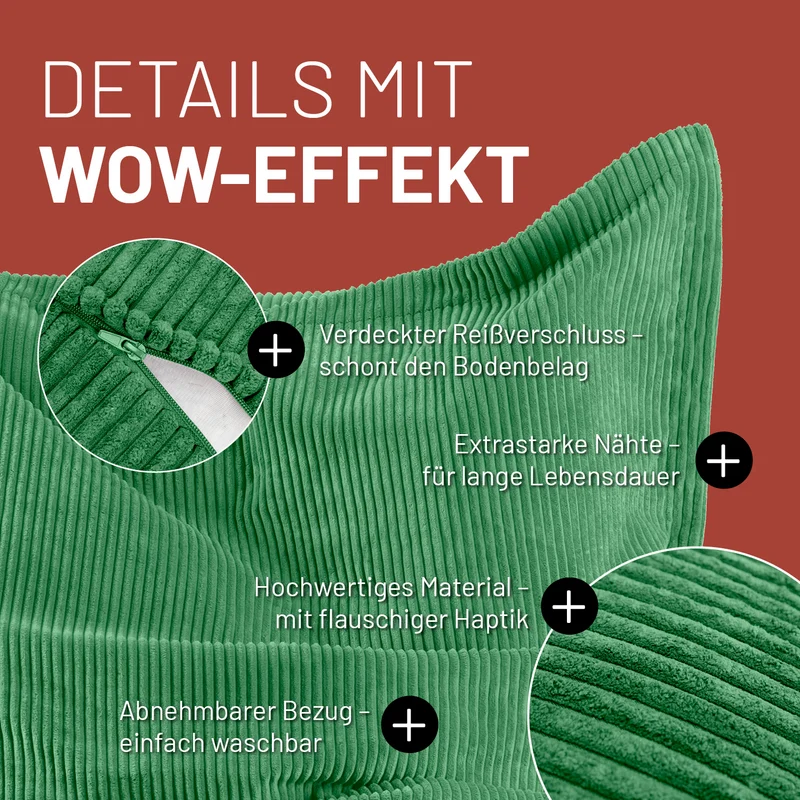 XXL-Sitzsack Cord