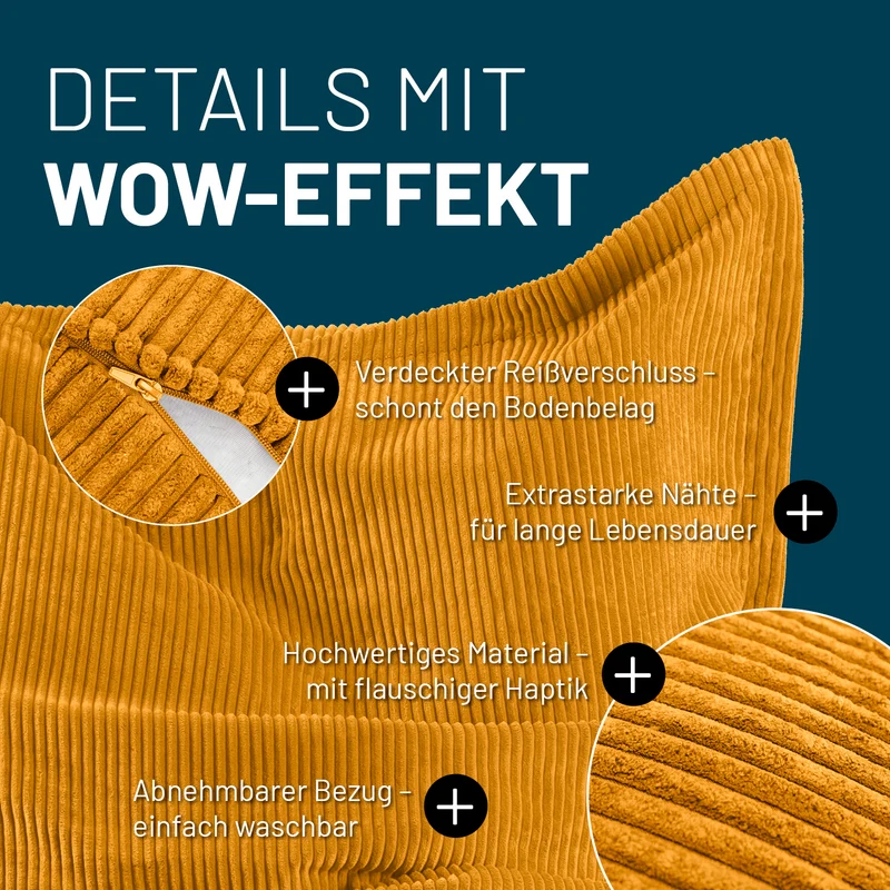 XXL-Sitzsack Cord