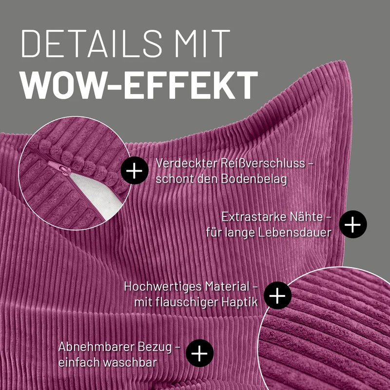 XXL-Sitzsack Cord