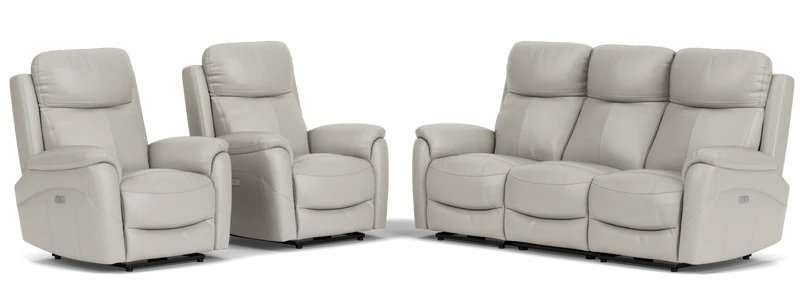 3 Seater with End Recliners + 2 Recliners
