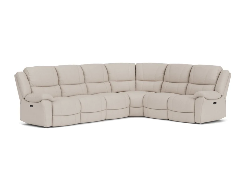 6 Seater Corner with End Electric Recliners