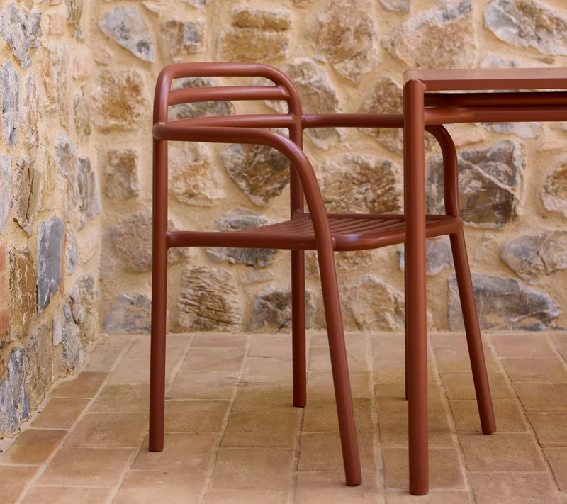 Bliss dining table rect. incl. 4 Bliss armchairs