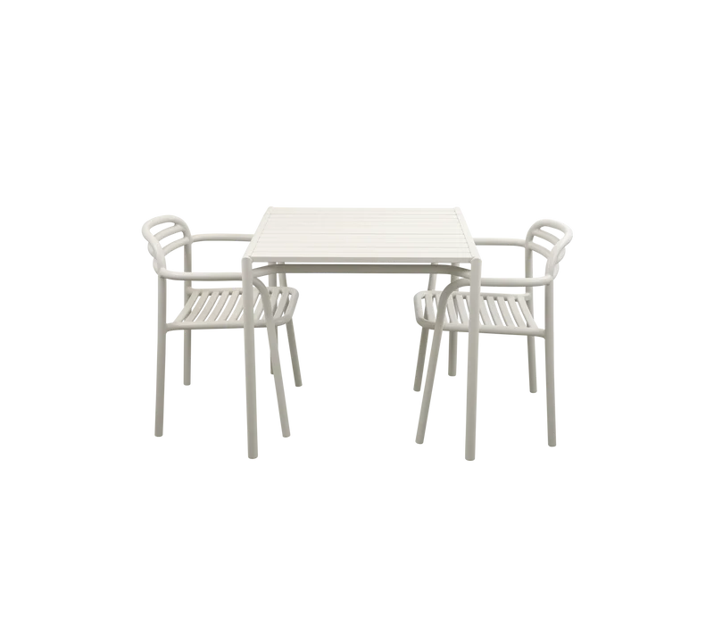 Bliss dining table incl. 2 Bliss armchairs
