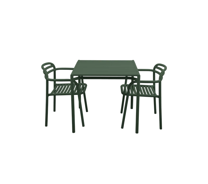 Bliss dining table incl. 2 Bliss armchairs