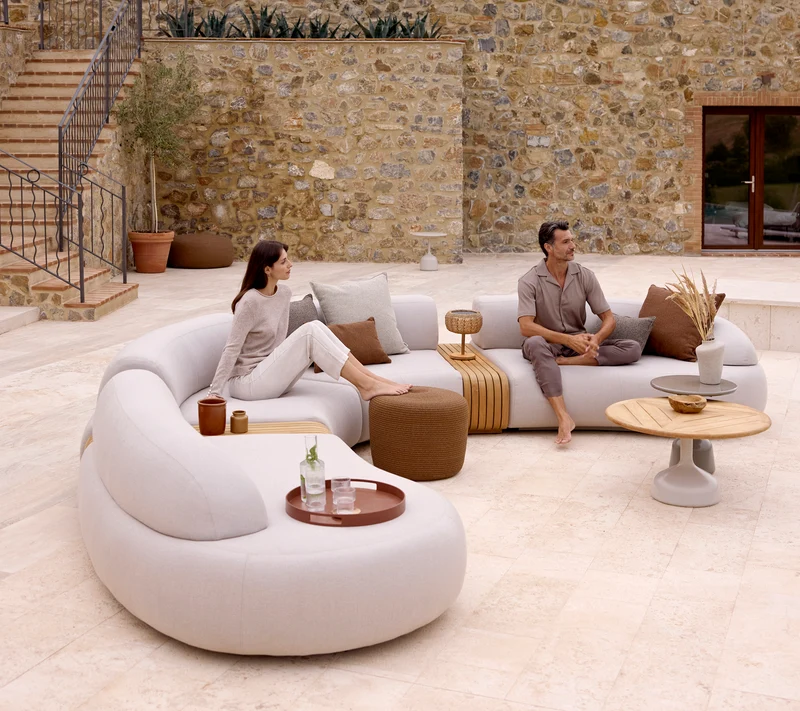 Mellow sofa module left w/long backrest