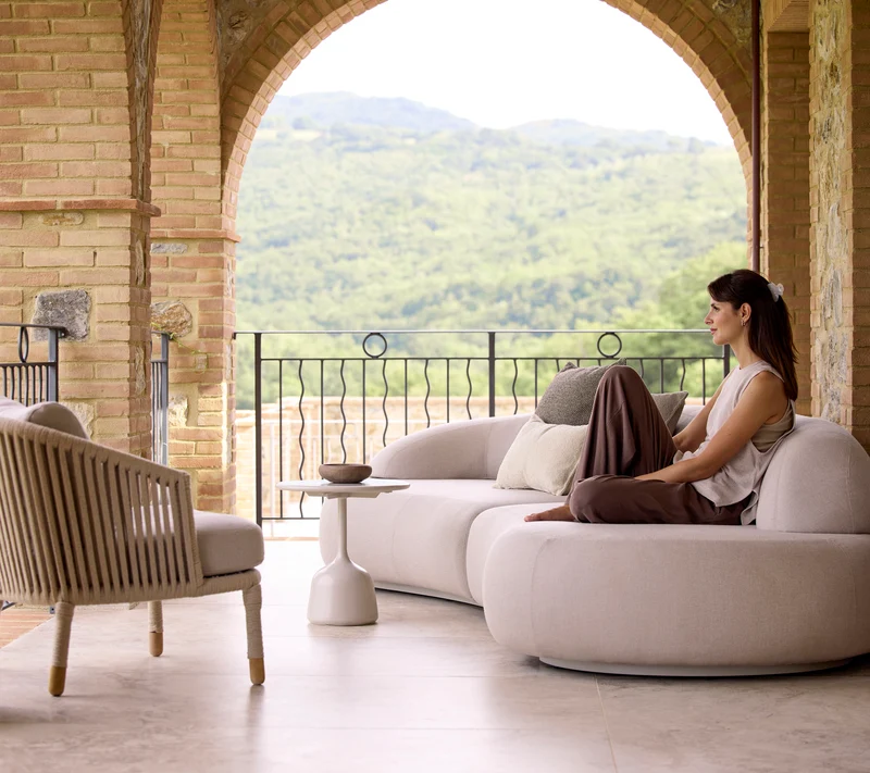 Mellow sofa module left w/long backrest