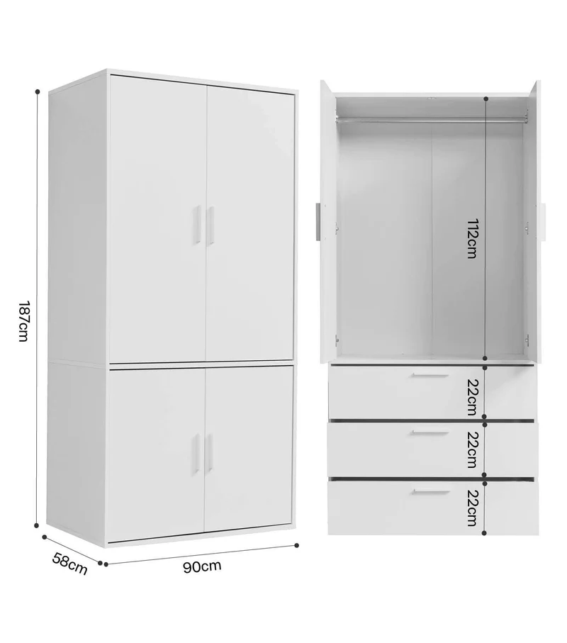 Kleiderschrank 'Grid'