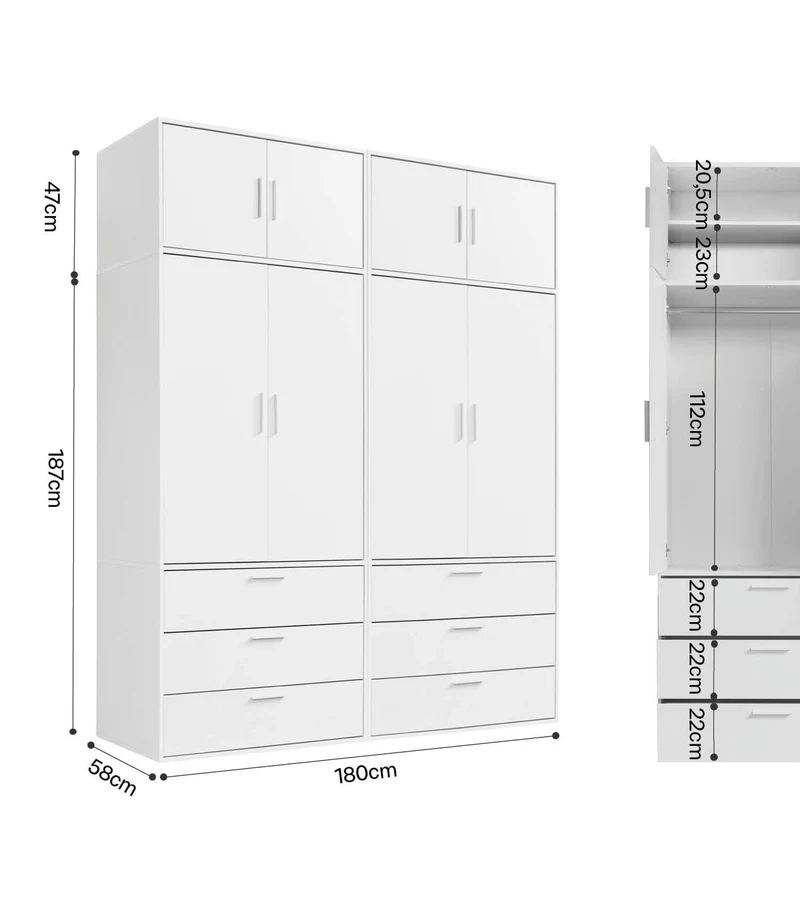 Kleiderschrank 'Grid'