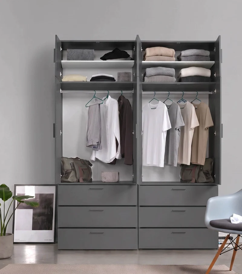 Kleiderschrank 'Grid'