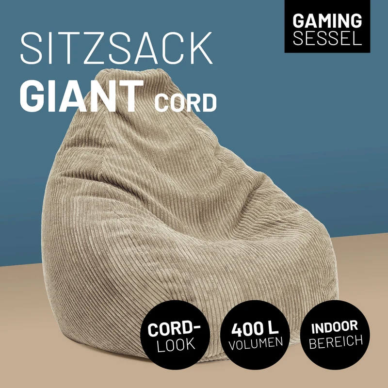 GIANT Cord Sitzsack