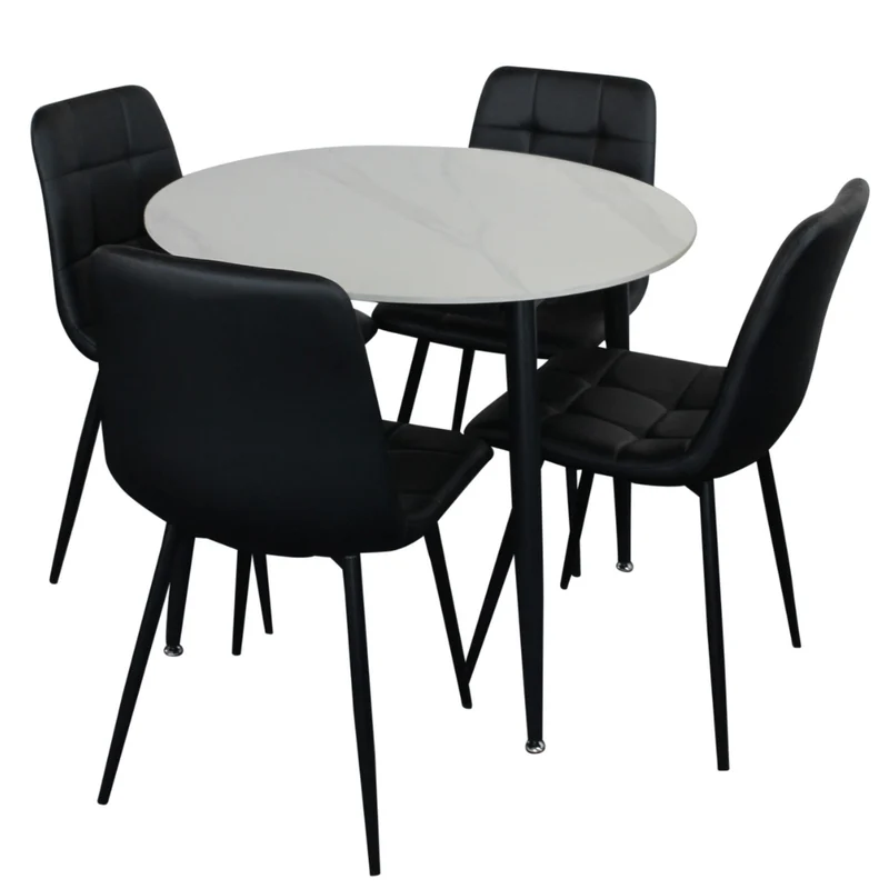 5 Piece Round Dining Set