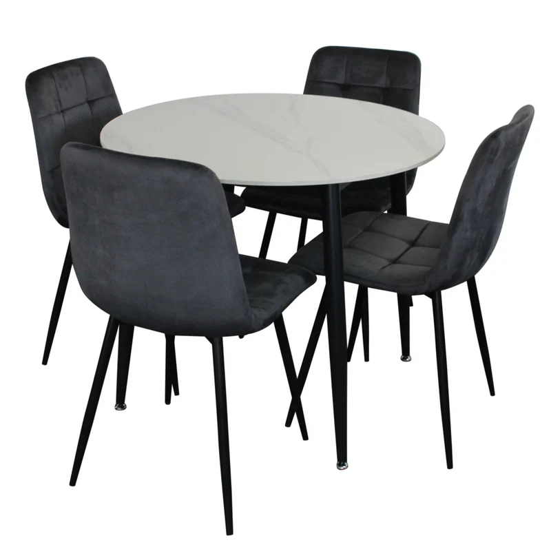 5 Piece Round Dining Set