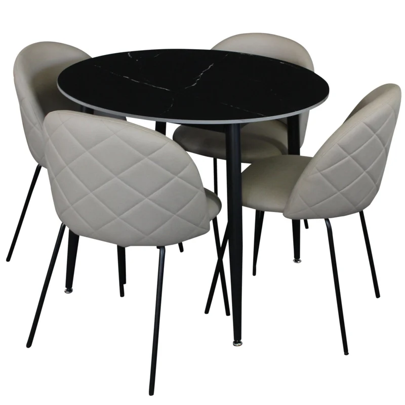 5 Piece Round Dining Set