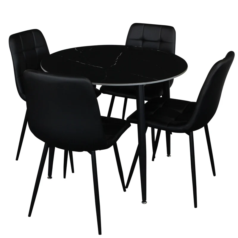 5 Piece Round Dining Set