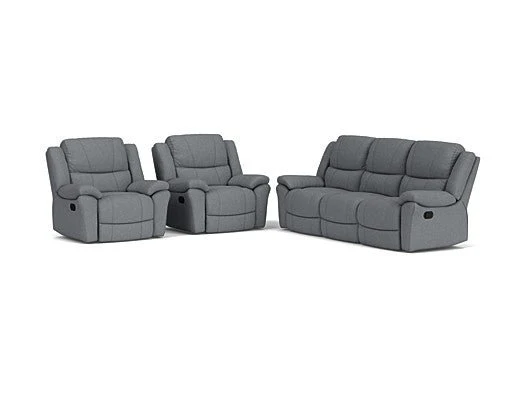 3 Seater with End Recliners + 2 Single Recliners