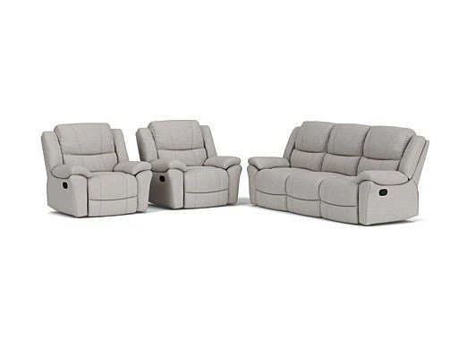 3 Seater with End Recliners + 2 Single Recliners