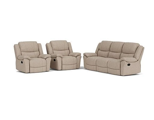 3 Seater with End Recliners + 2 Single Recliners