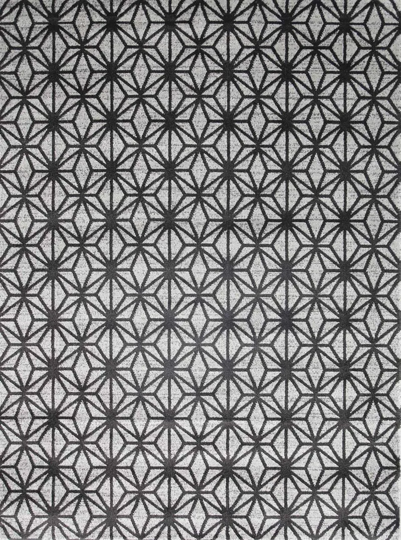 Dark Grey Web Rug
