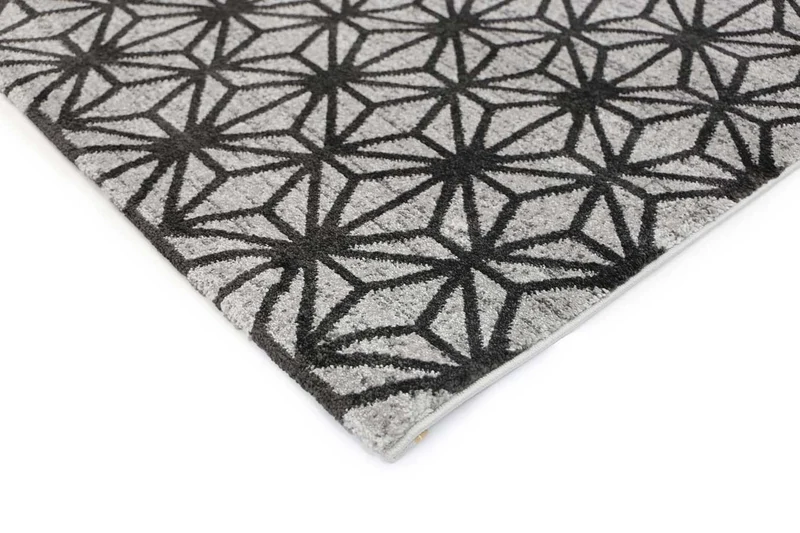 Dark Grey Web Rug