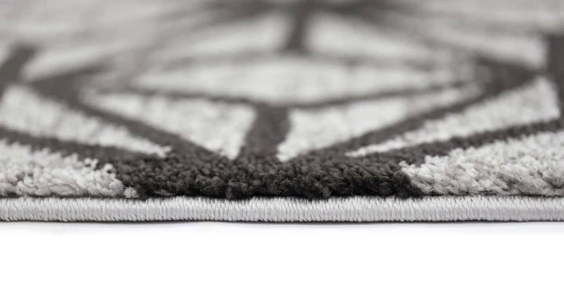 Dark Grey Web Rug
