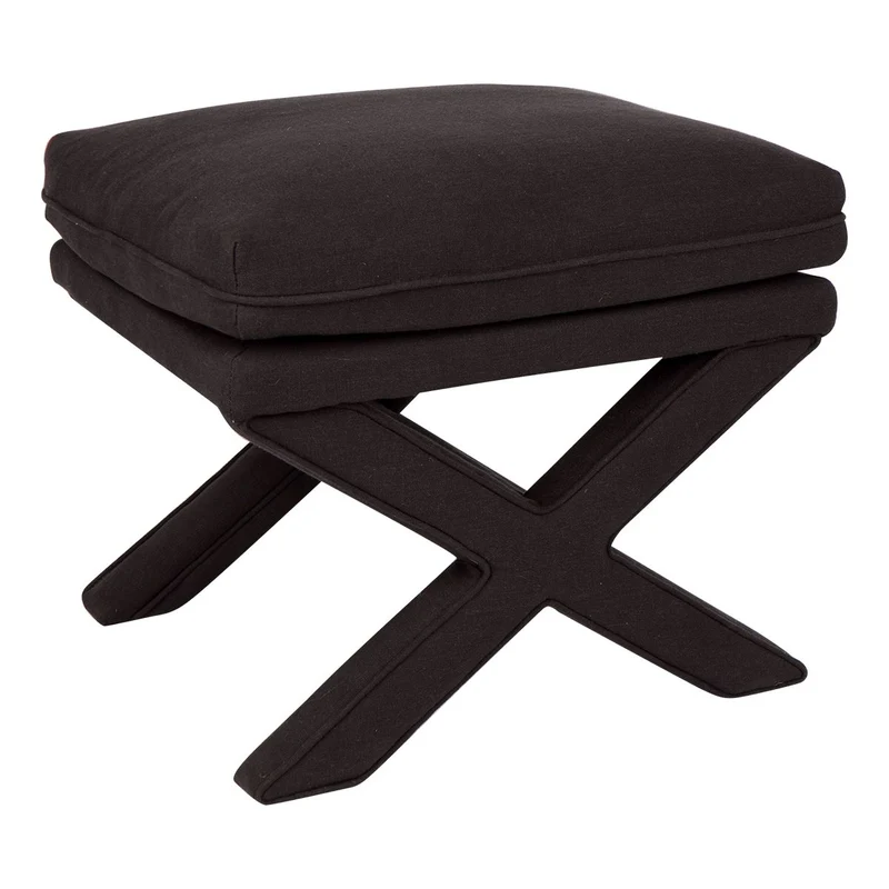 Stool - Linen Ottoman