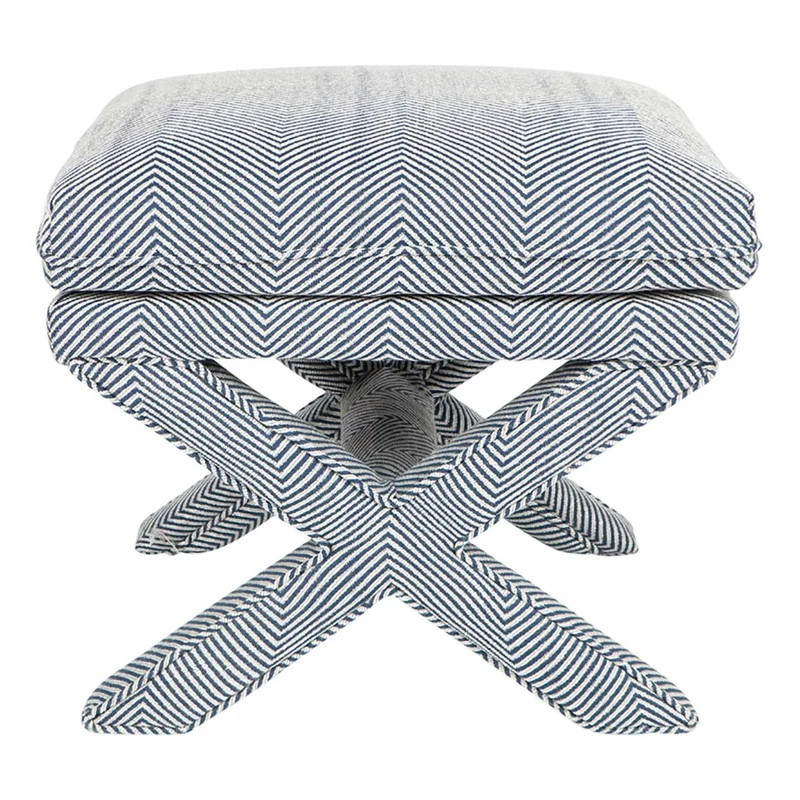 Stool - Linen Ottoman