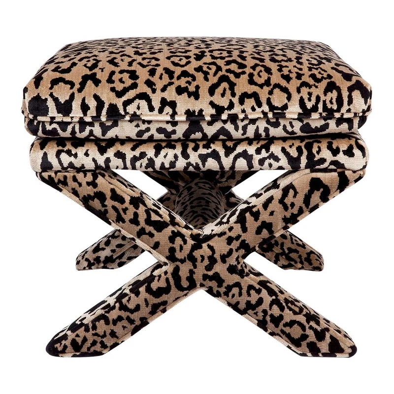 Stool - Linen Ottoman