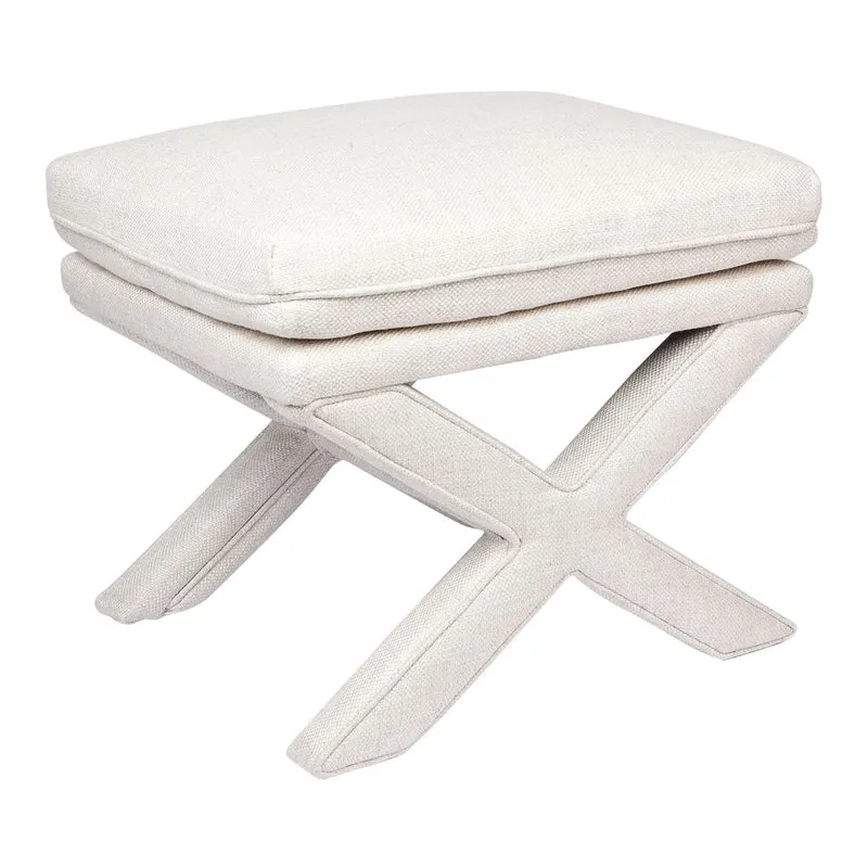 Stool - Linen Ottoman