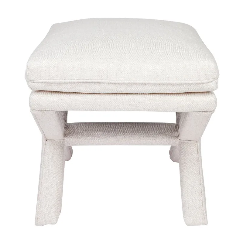 Stool - Linen Ottoman