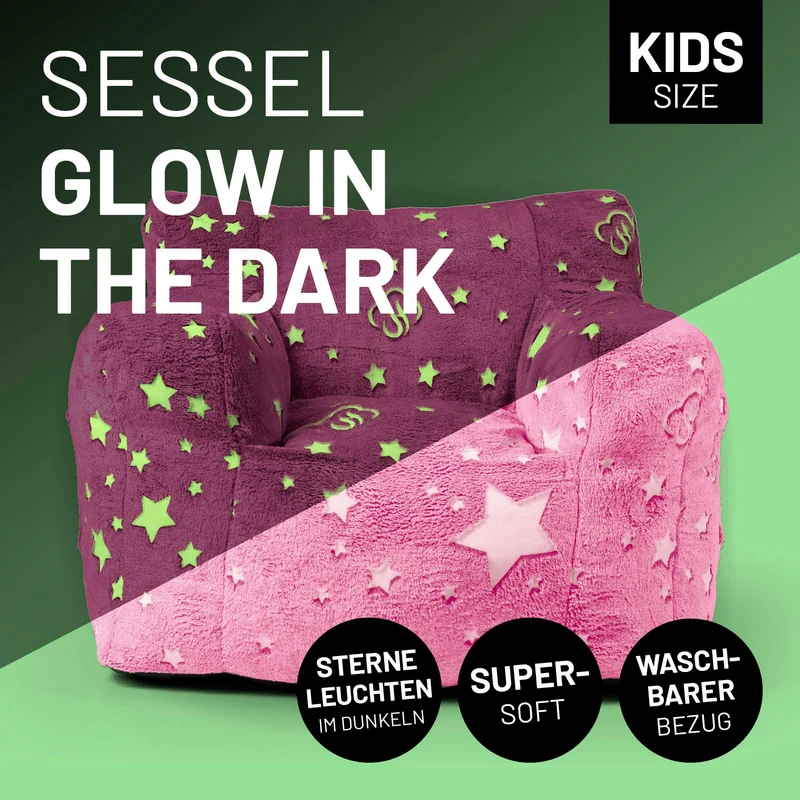 Kinder-Sessel „Glow in the Dark“