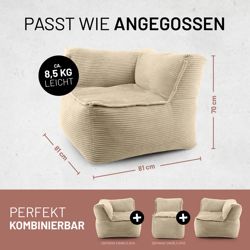 Modulares System CORD - Ecke rechts