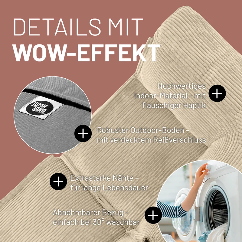 Modulares System CORD - Ecke rechts