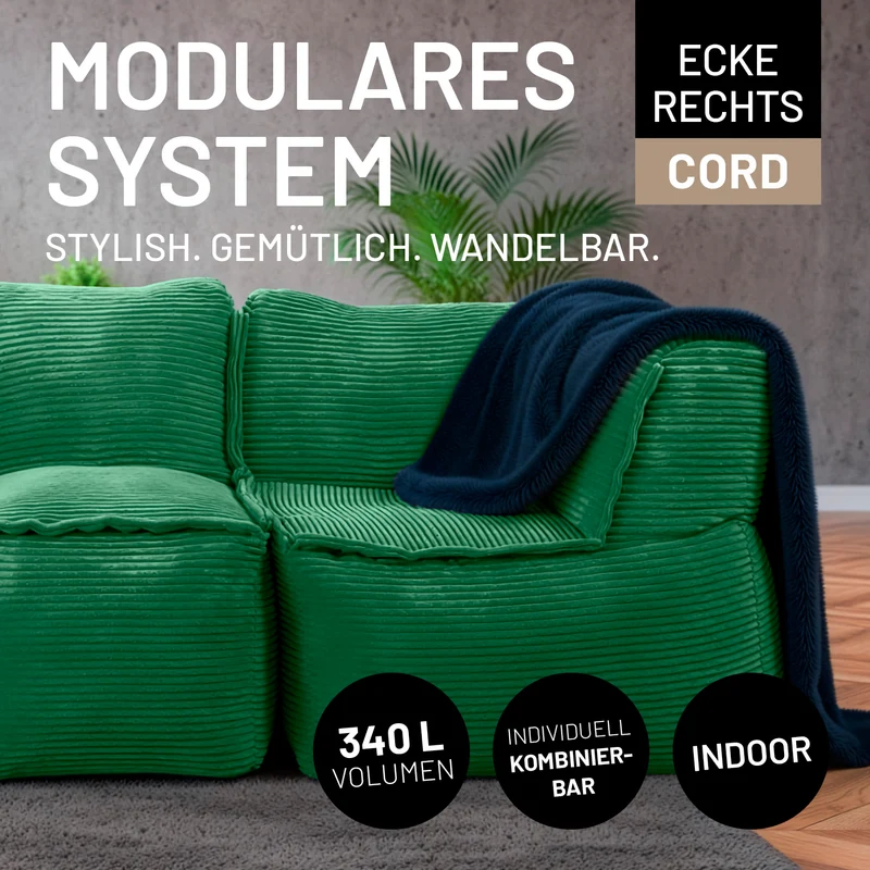 Modulares System CORD - Ecke rechts