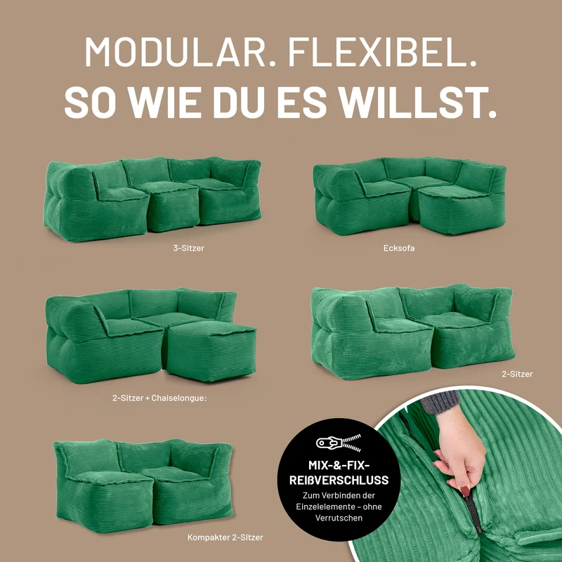 Modulares System CORD - Ecke rechts